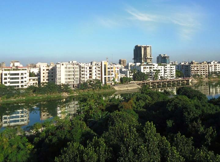 বনানী ও গুলশান মডেল টাউন আবাসিক এলাকা